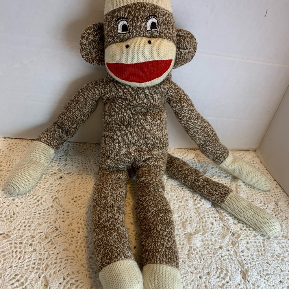 Sock Monkey Plush/Stuffed Animal